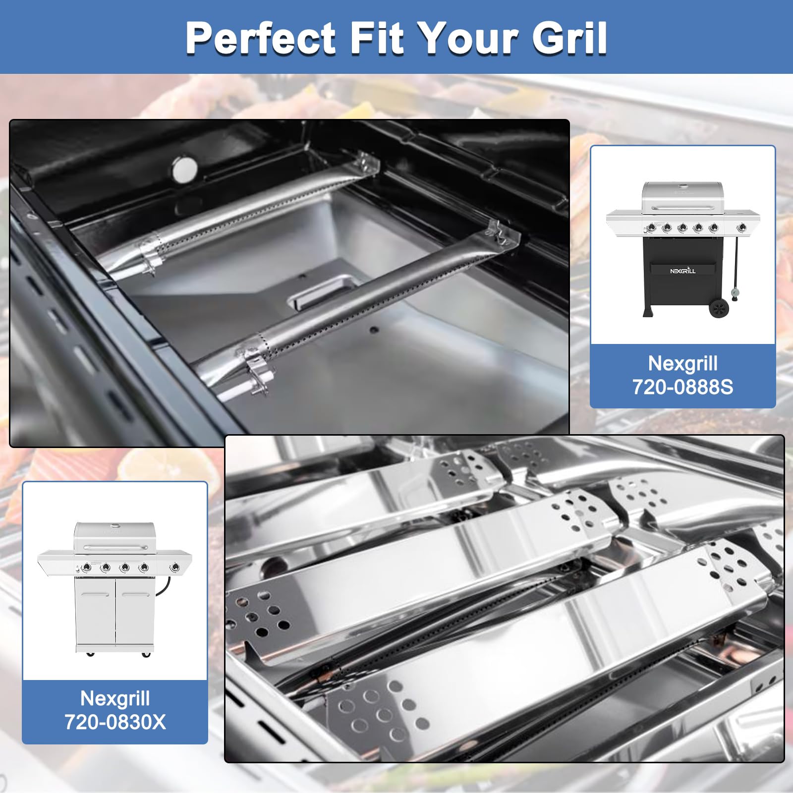 Amazon.com : Adviace Replacement Parts for Nexgrill 5 Burner 720
