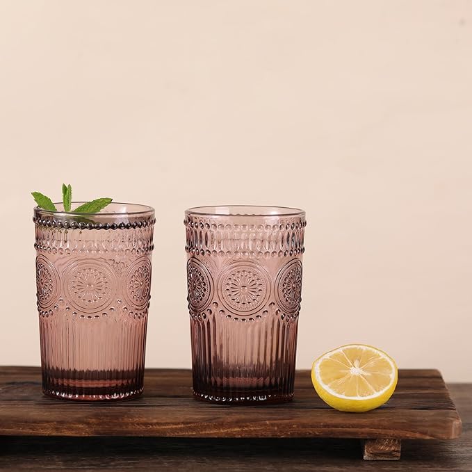 Set de 6 Vasos Vintage Darlion 13 oz Púrpura miniatura 7