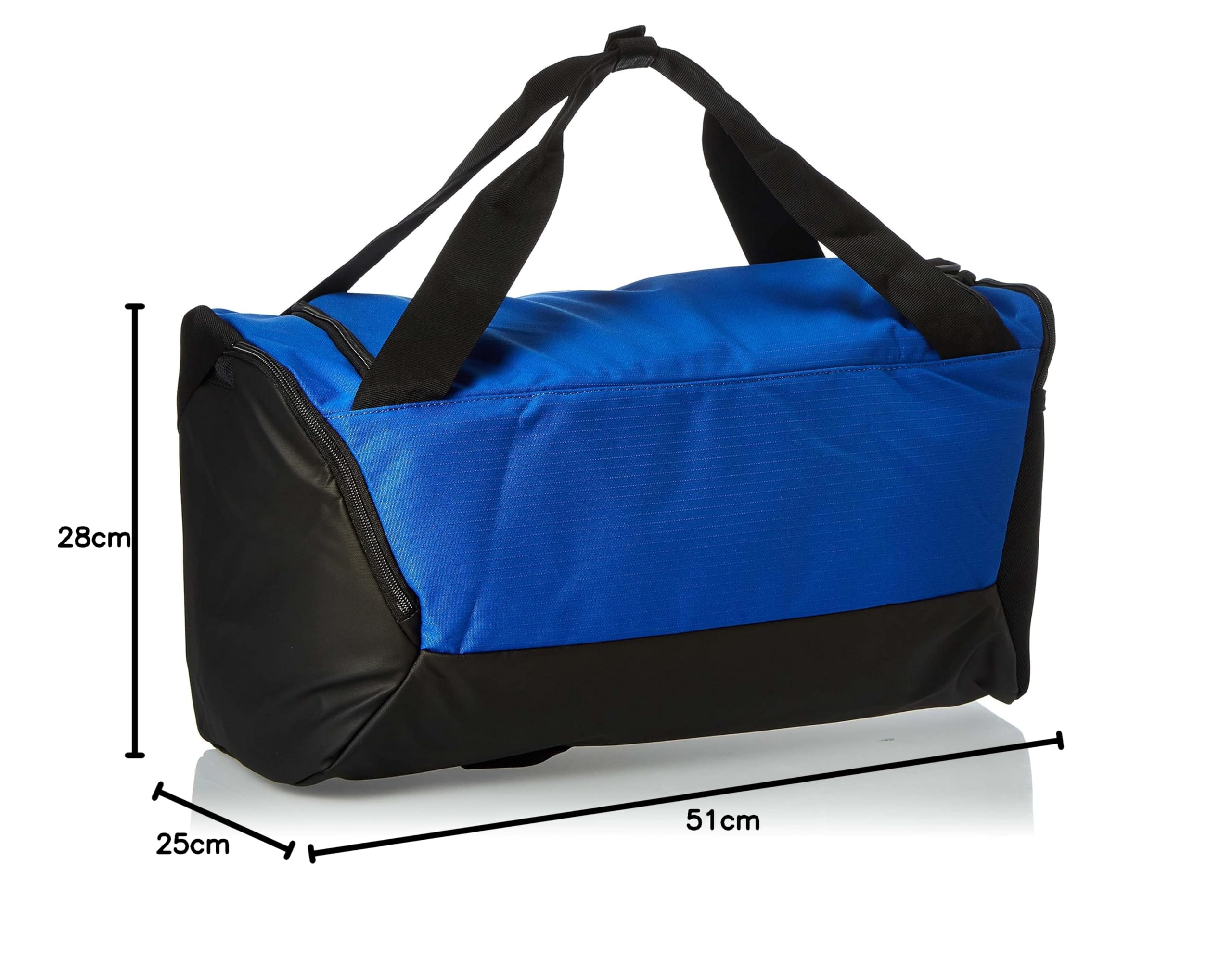 Nike Unisex's Brasilia - 9.0 torba marynarska (mała), Game Royal/czarny/biały, jeden rozmiar