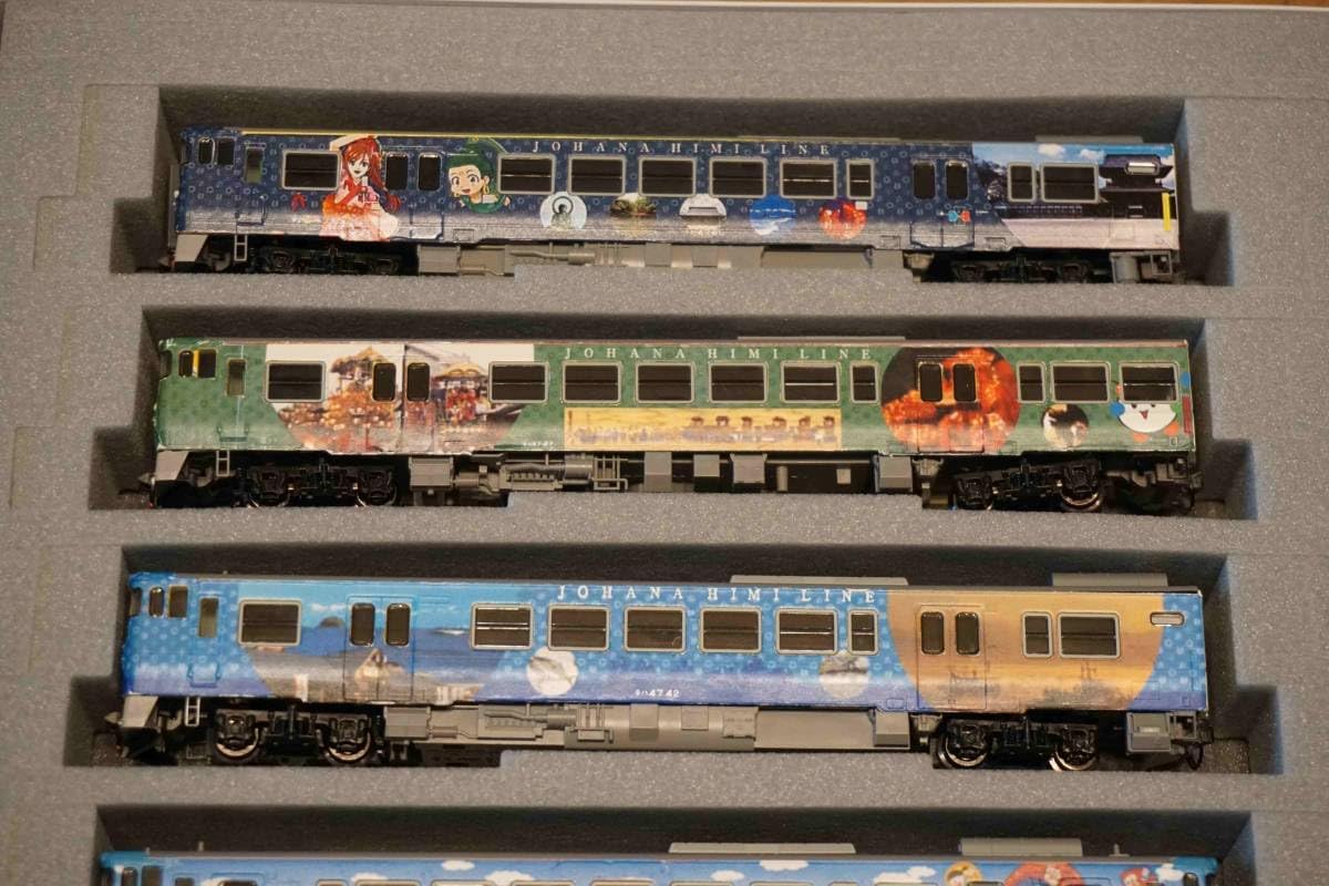 キハ40 氷見線（はっとりくん） ※Nゲージ TOMIX 8451 8452 加工品 氷見線