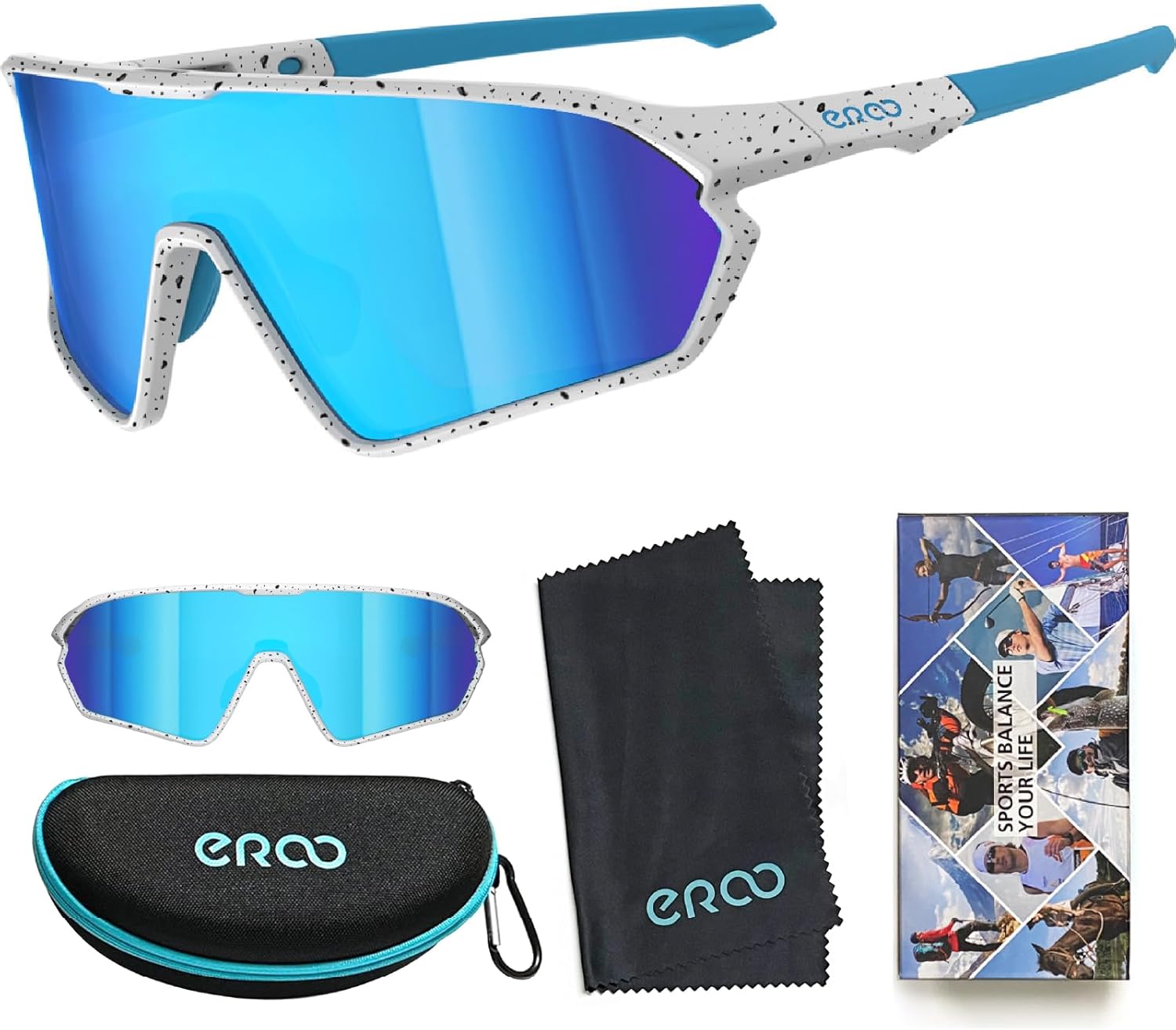 Youth Baseball Shield Polarized Sunglasses Kids Boys Girls Women 1206 Cycling Softball Lightweight Sports Shades Padel - Image 2