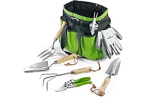 Workpro Gardening Set: 7-Piece Stainless Steel Tools for Men