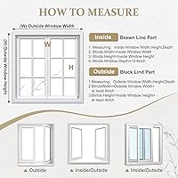 Vista 6 de ALIMOO Persianas enrollables de bambú para ventanas, cortinas enrollables de bambú filtrantes de luz para interiores y exteriores, hogar, patio