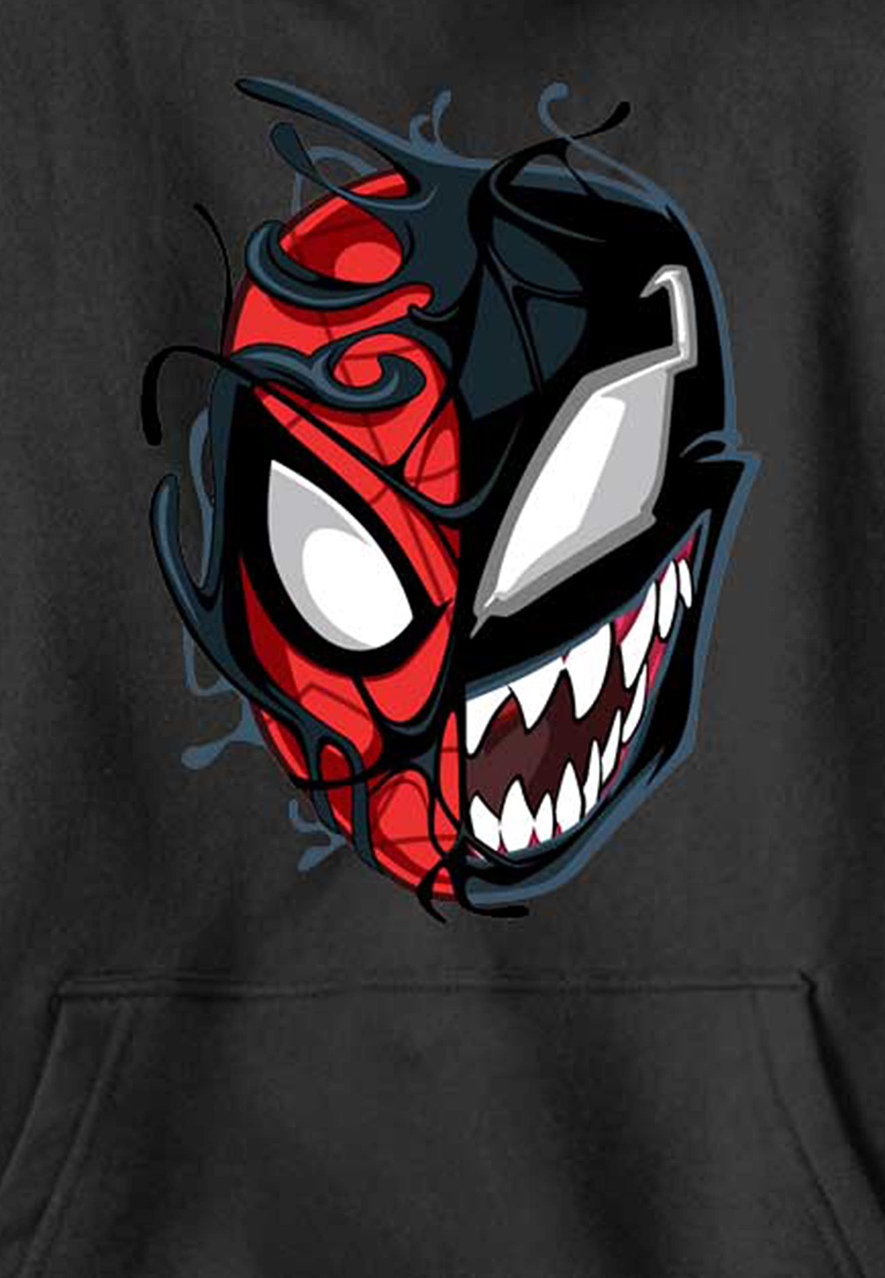 Marvel Peter Venom Hoodie Hooded Sweatshirt Bambini e Ragazzi (Pacco da 1)