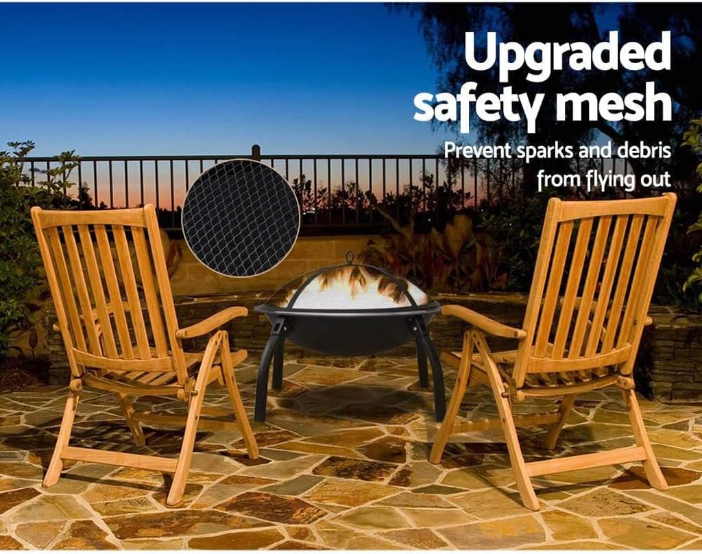 Camping Grill Fire Pit Grill, Foldable Legs Barbecue Grill, Barbecue Oven for Outdoor Courtyard Picnic Camping Tailgating Outdoor Grill