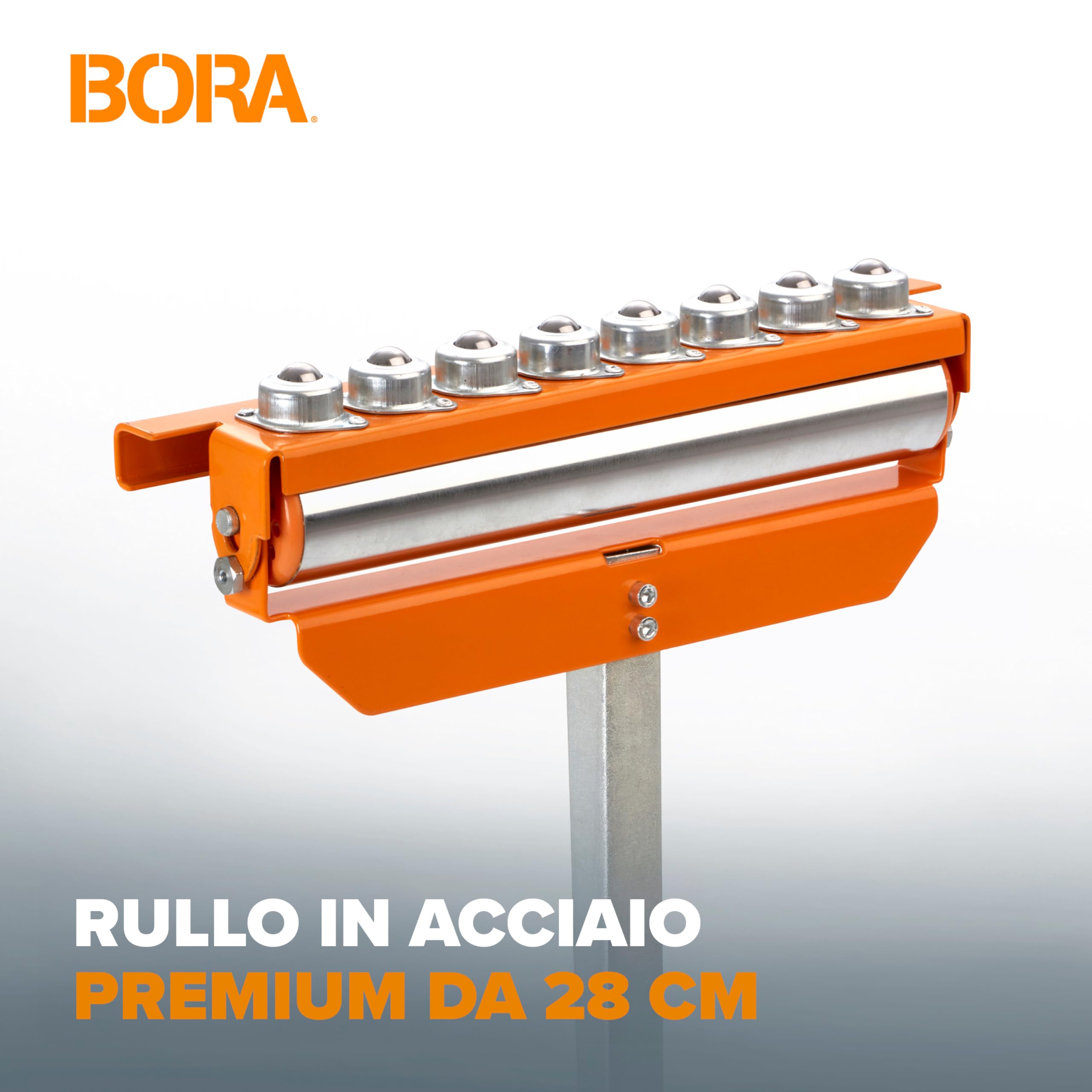 Portamate supporto pm-5093 Tri funzione piedistallo 28,6 cm in acciaio lucido 6 Ball multi-directional Rollers