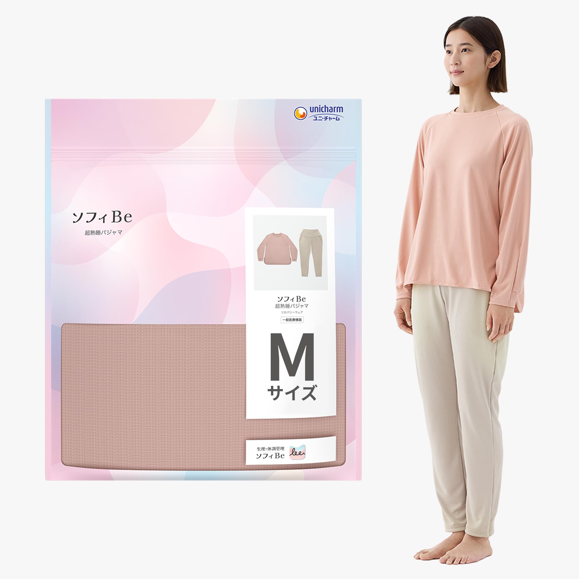 【新品】リカバリーウェア　ユニ・チャーム　超熟睡パジャマ M Amazon.co.jp: 【女性のためのリカバリーウェア】ソフィBe 超熟睡