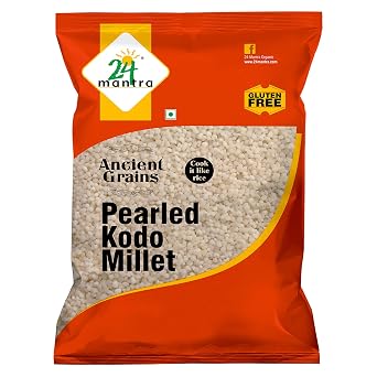 24 Mantra Organic Unpolished Millets Kodo Millet 1kg | Goodness in every grain | Rice Replacement