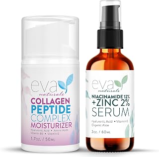 Collagen Peptide Moisturizer & Niacinamide 12% Serum Bundle