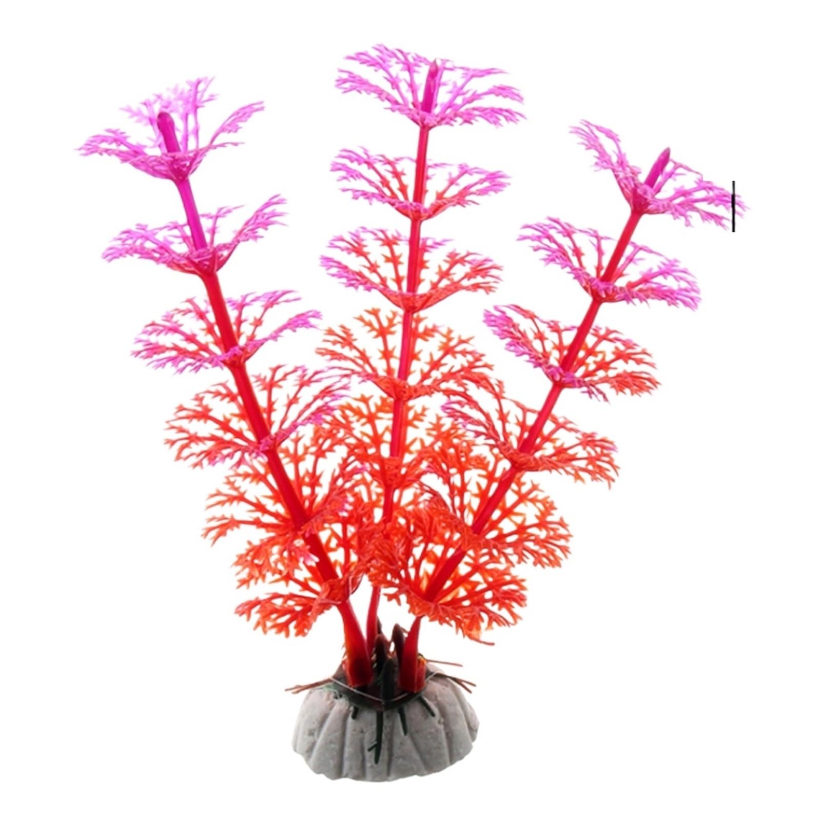 LTYKNGH Aquarium Plants 4PCS Artificial Water Plant Grass Aquarium Decorations Plants Fish Tank Flower Ornament Decor Aquatic(Color16)