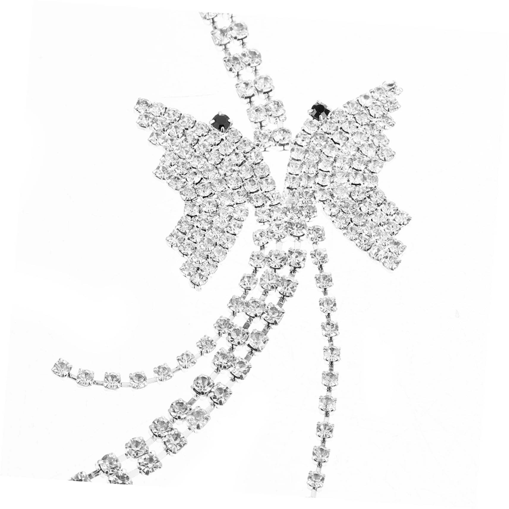 VALICLUDe Diamantes De Imitación Correa De Hombro Cadena De Cintura Maxi Cadena Cinturón Tops Vestido Bralette Trajes De Baño Ajustables Para Kit De Bolsa De Aseo Bolso De Lona