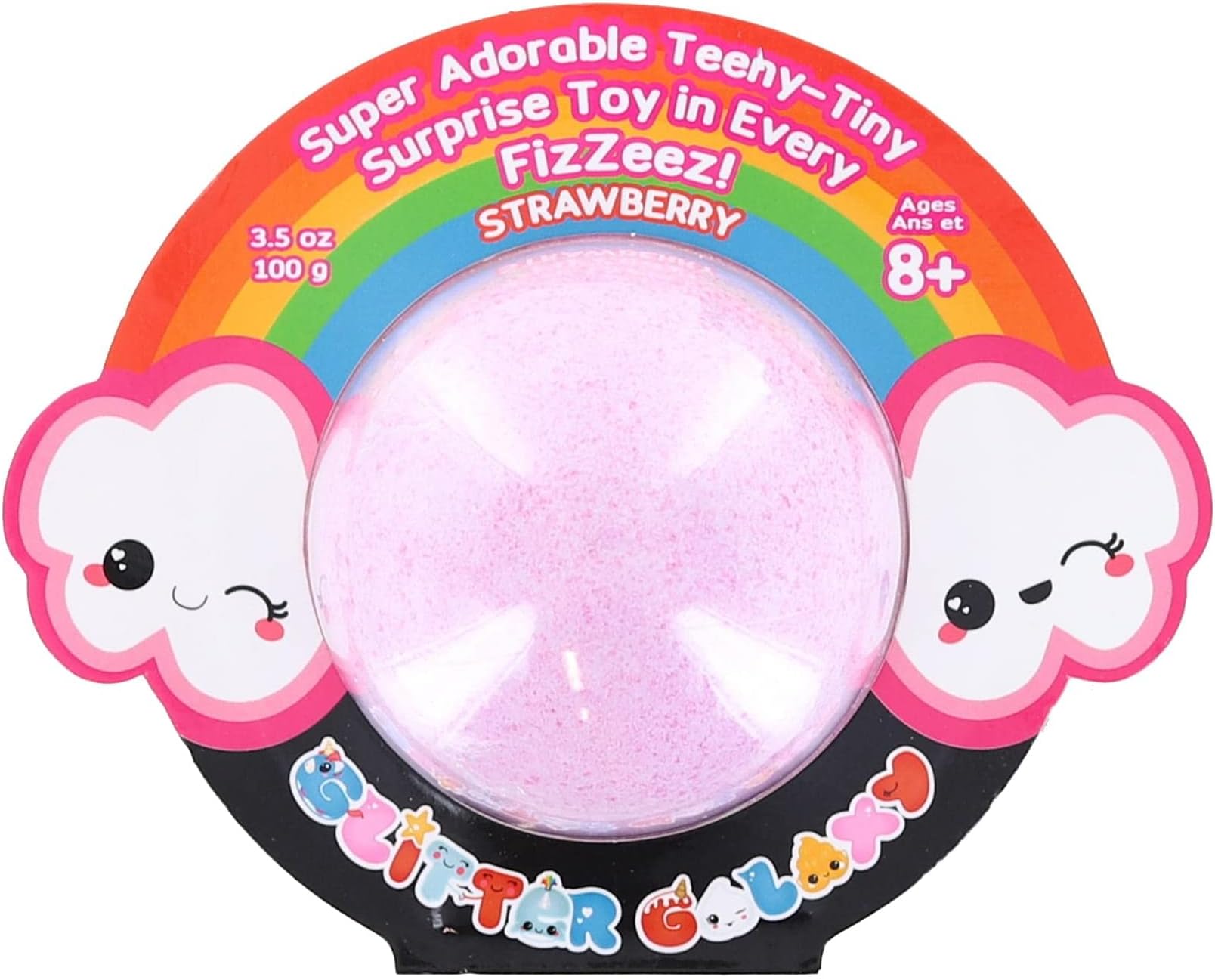 Glitter Galaxy FIZZEEZ Super Adorable Teeny-Tiny Surprise Toy | Strawberry