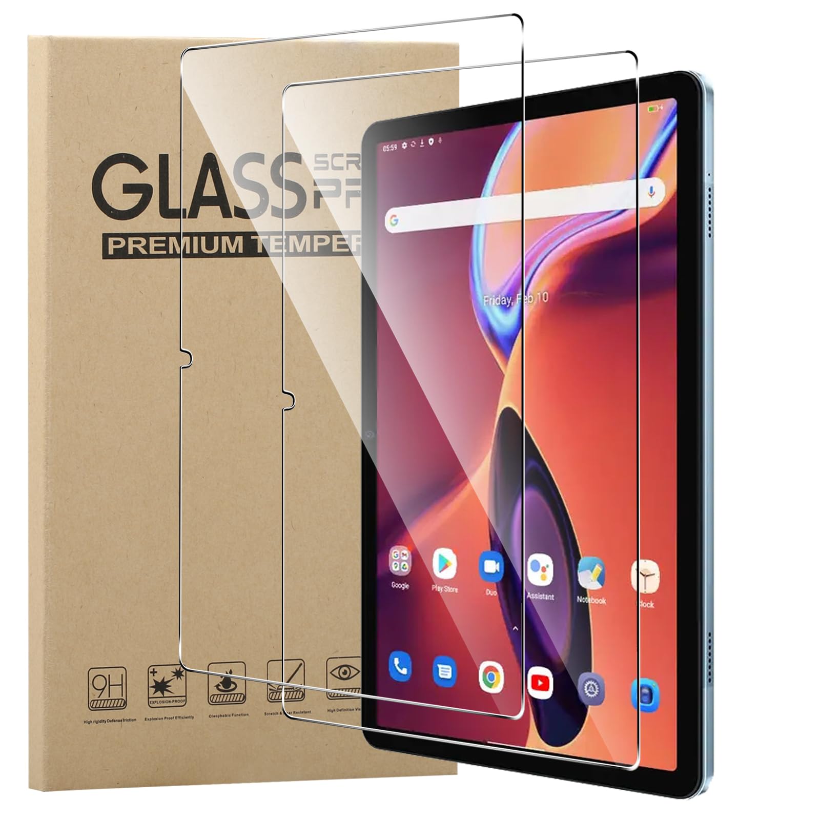 MEMELOKA Vetro Temperato per Blackview Tab 70 wifi/Tab A8