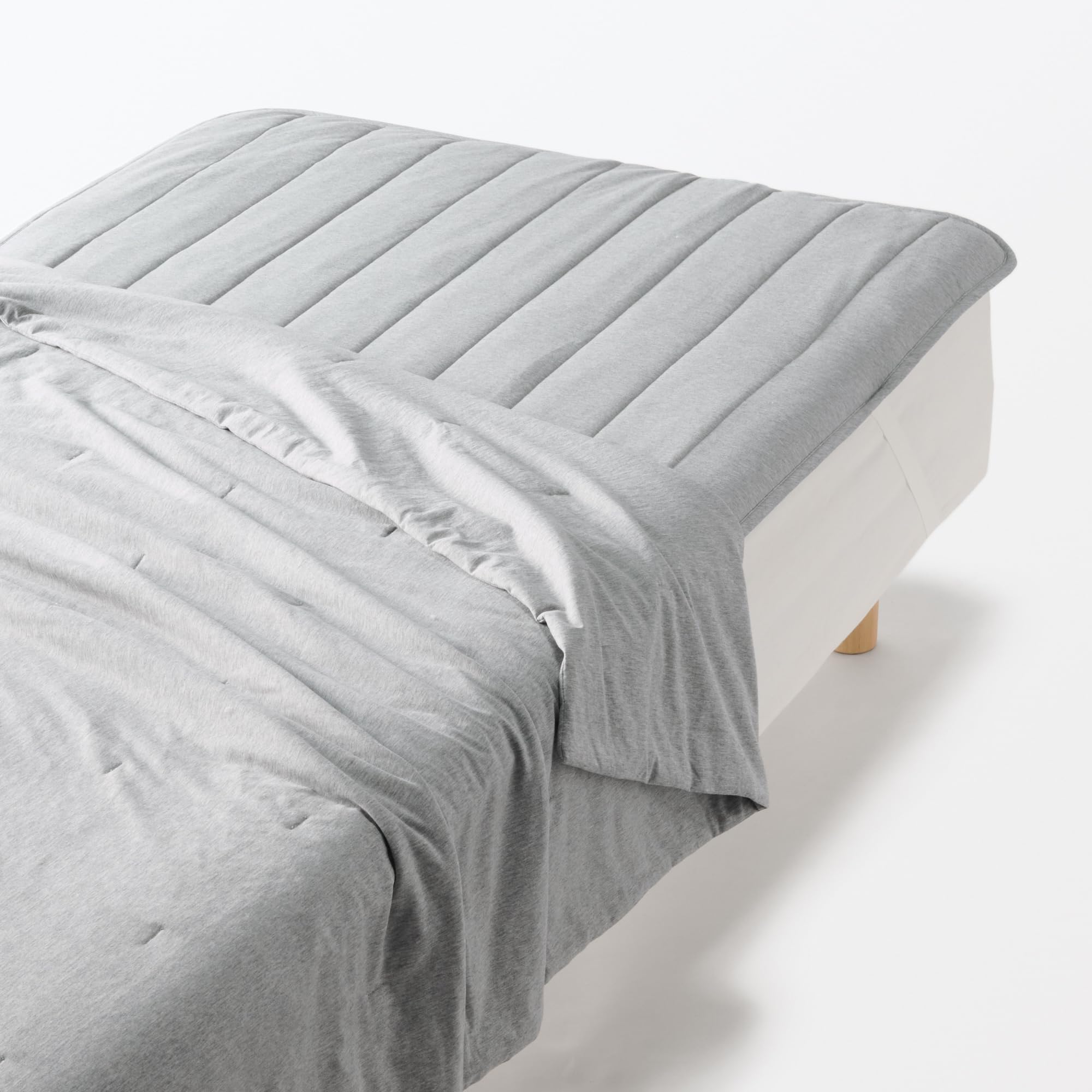 Amazon｜無印良品 ひんやり綿 薄掛ふとん／シングル 140×190cm・グレー
