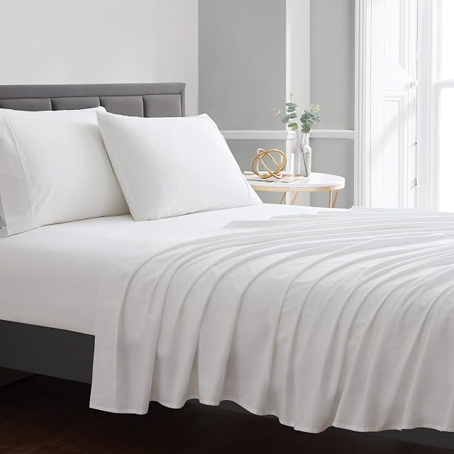 Sweet Home Collection Queen Sheets 100 Cotton Soft 200 Thread Count for Queen Size Bed Mattress 4 Pieces