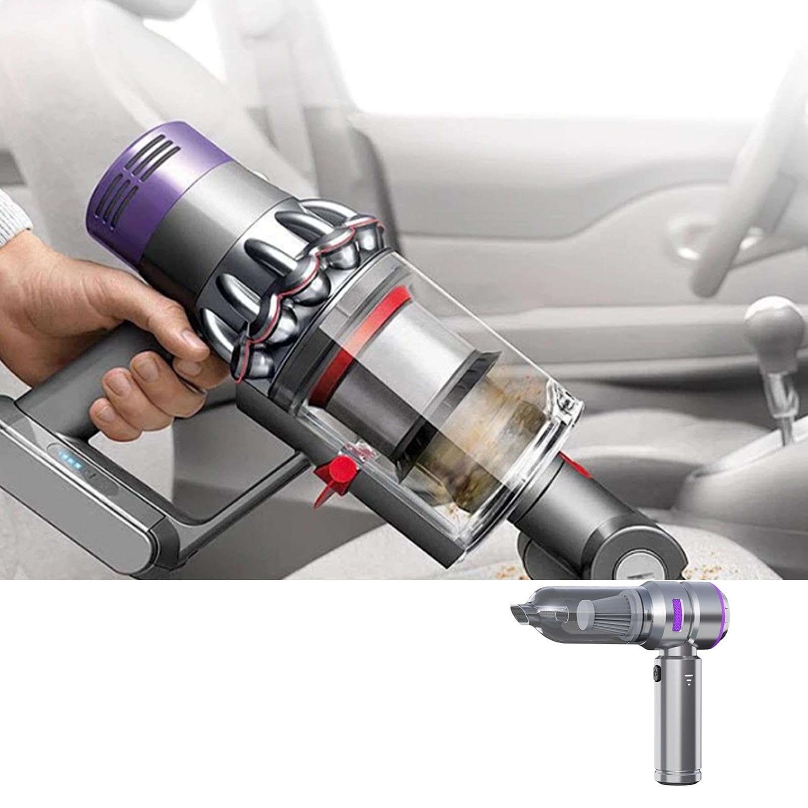 WEITING Aspirapolvere per auto senza fili, Aspirapolvere portatile senza