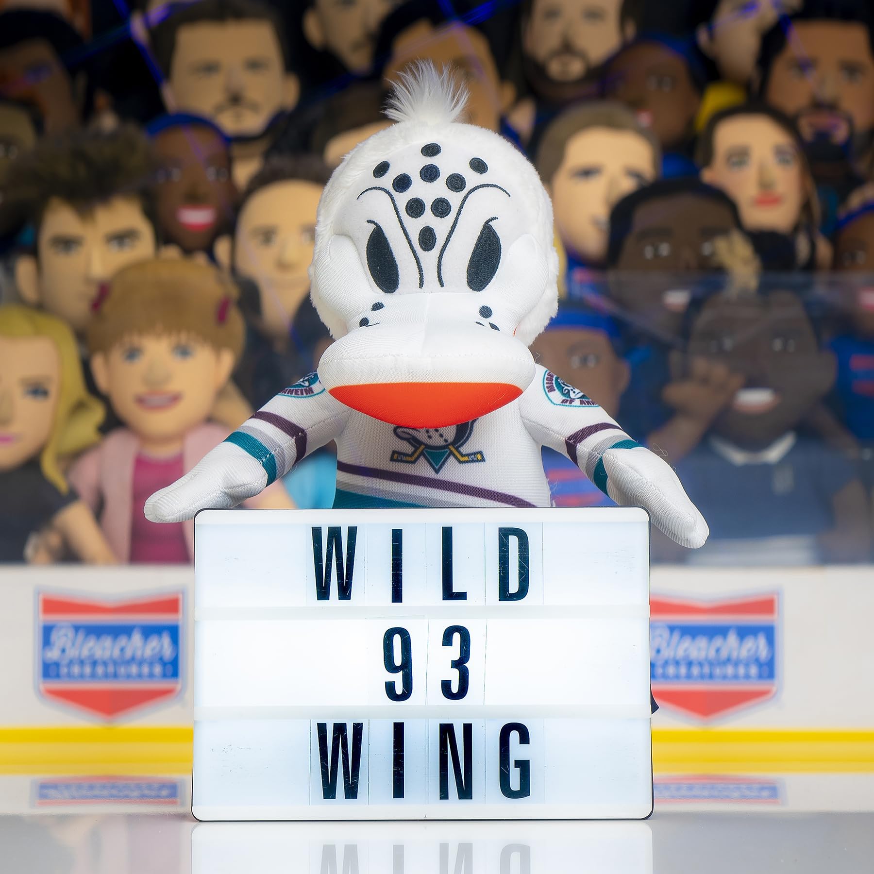 NHL Anaheim Ducks Wild Wing ぬいぐるみ Bleacher Creatures Anaheim Ducks Wild Wing 10