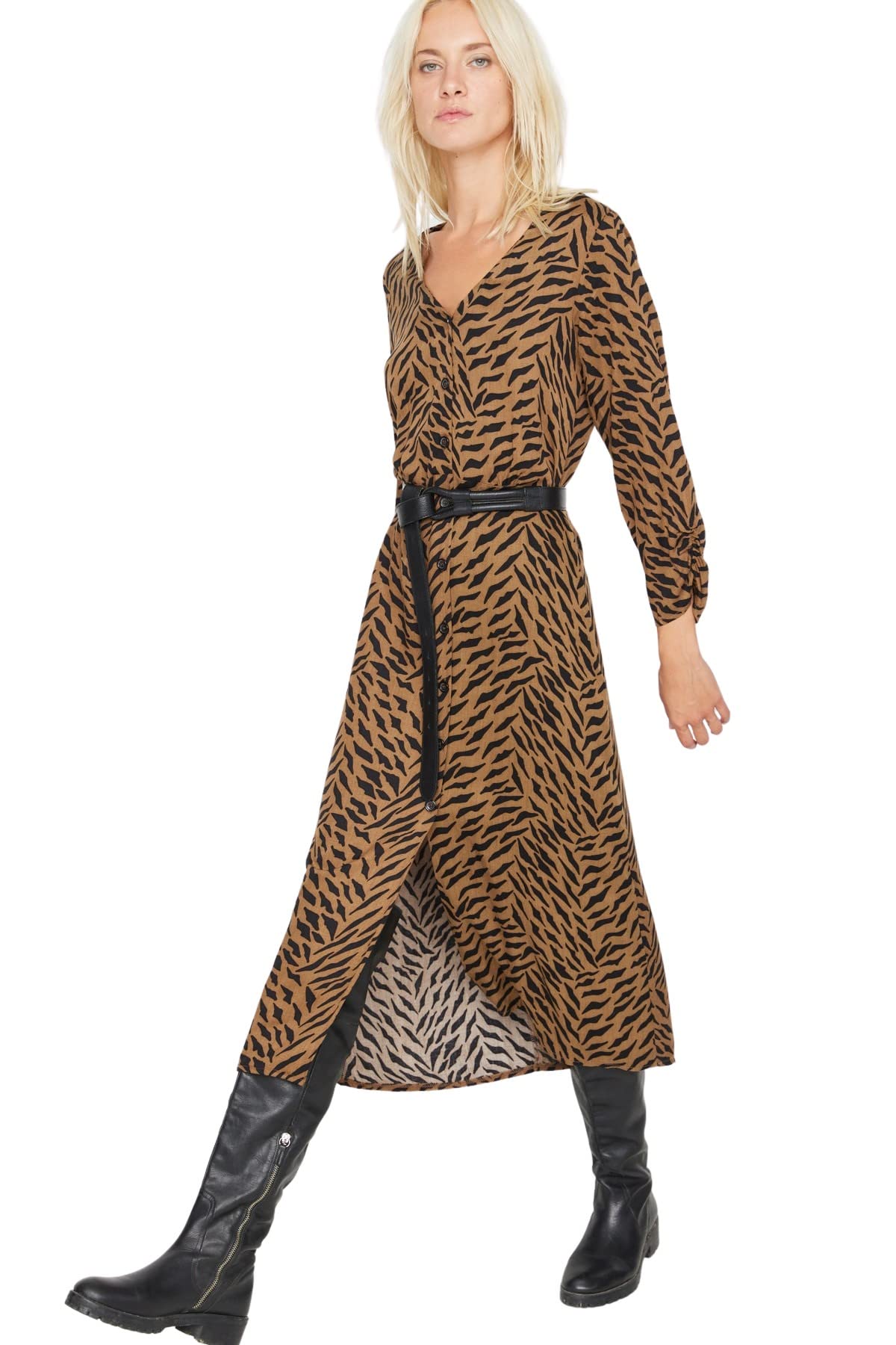 Trendyol Dress - Brown - A-line