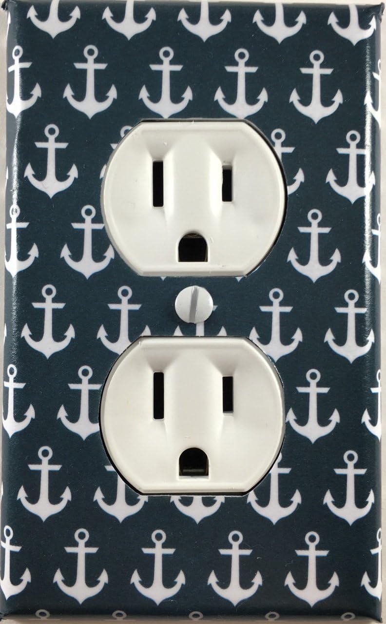 Boat Anchor Nautical Design Decorative Outlet Wall Plate