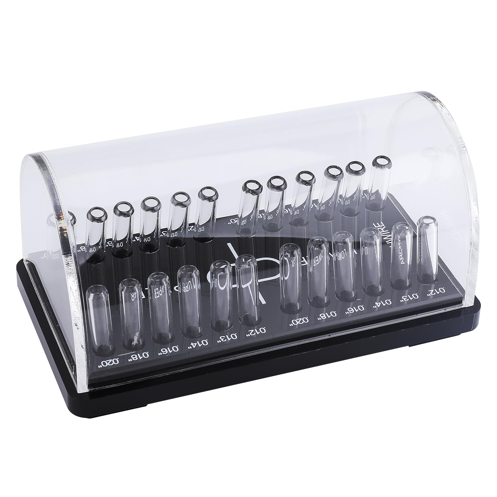 LVCHEN Acrylic Archwire Organizer Holder for Clinic Arrange and Store Teeth Arch Wires Use Acrylic (Round)