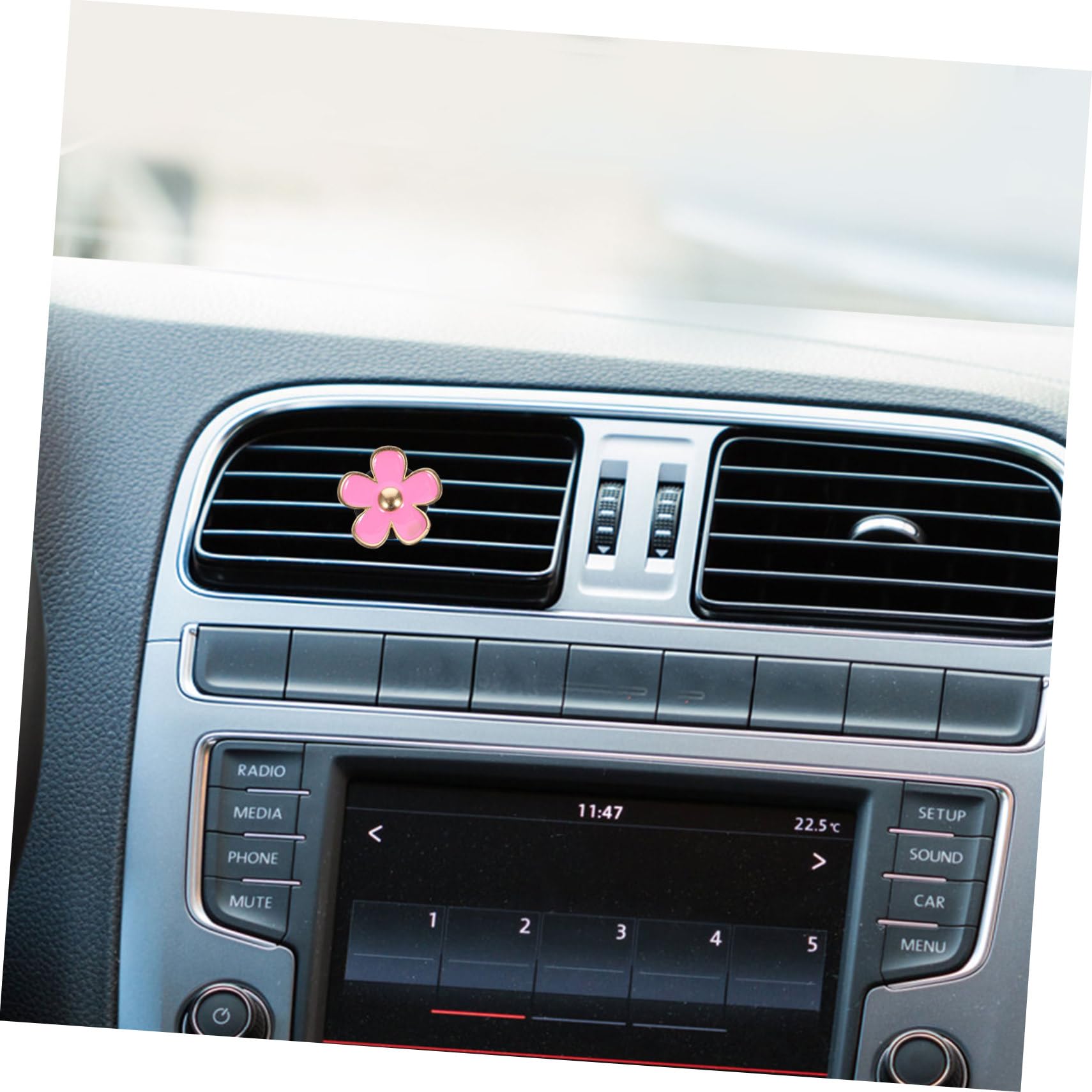 SOLUSTRE 30stücke Teiliges Auto Luftventil Clips Im Daisy-design Stilvolle Auto-innenraum Dekoration Und Duftclips Für Frauen Passend Für Fahrzeugmodelle