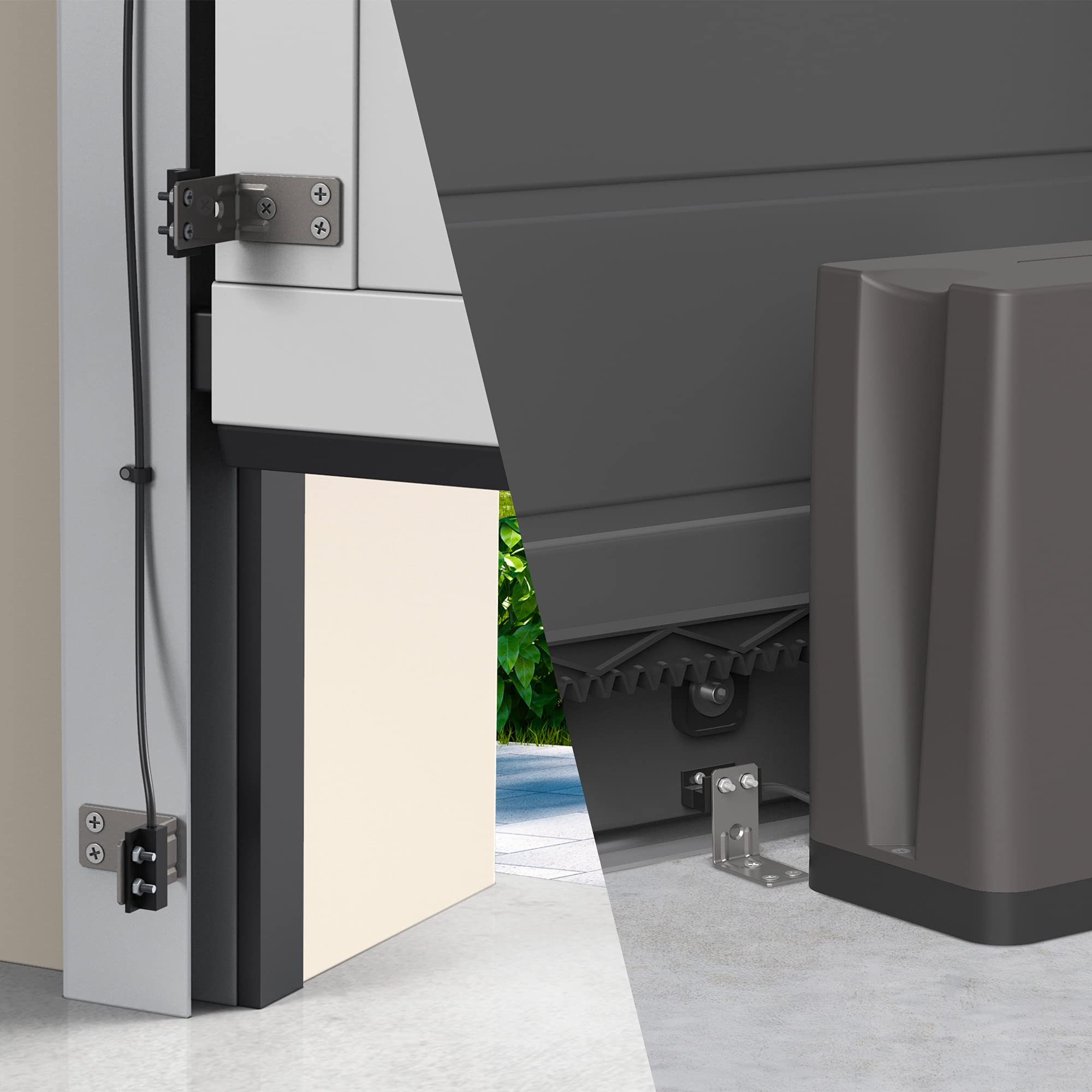 Avidsen HomeGate Module Wi-FI pour Portail et Garage avec Capteur | Application Avidsen Home, Wi-Fi 2,4 GHz, Alexa/Google, capteur 5 m, contact sec, télécommandes d’origine conservées