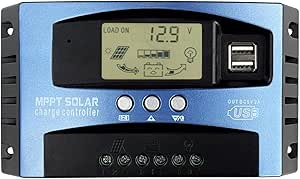 Hyuduo Solarladeregler 20A PWM - LCD Display Mit USB