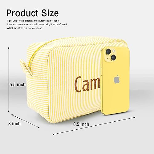 Miniatura 9 de MT WORLD Bolsa de cosméticos, bolsa de maquillaje personalizada para mujeres y niñas, Rosado