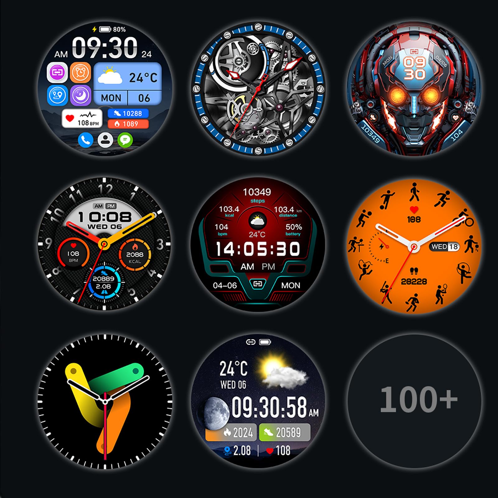 findtime Reloj inteligente militar para hombre con función de teléfono, brújula, altímetro, barómetro, 1,43 pulgadas, AMOLED resistente, reloj de correr para exteriores para Android iOS