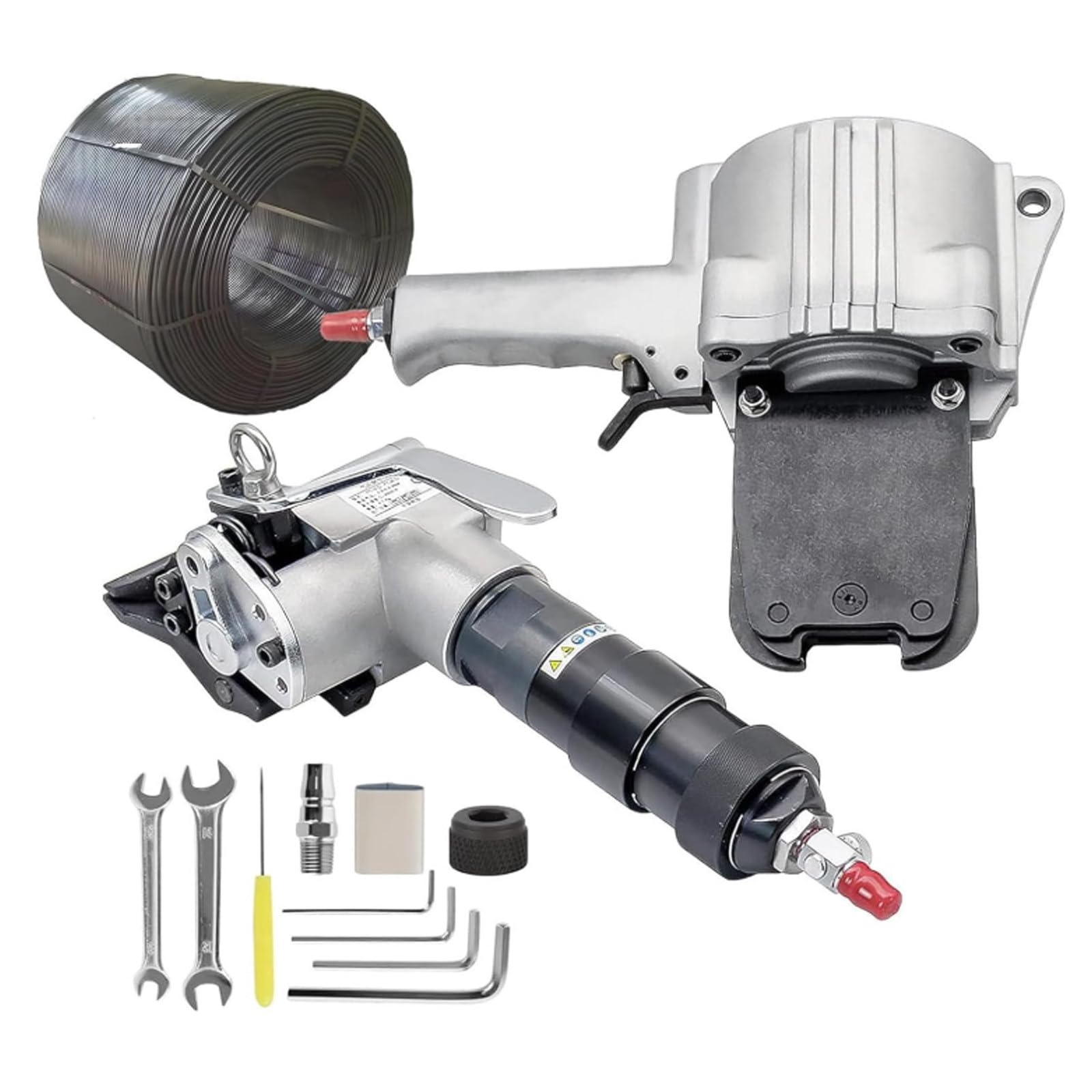 Machine de cerclage pneumatique pour feuillard en acier de 19 à 32 mm