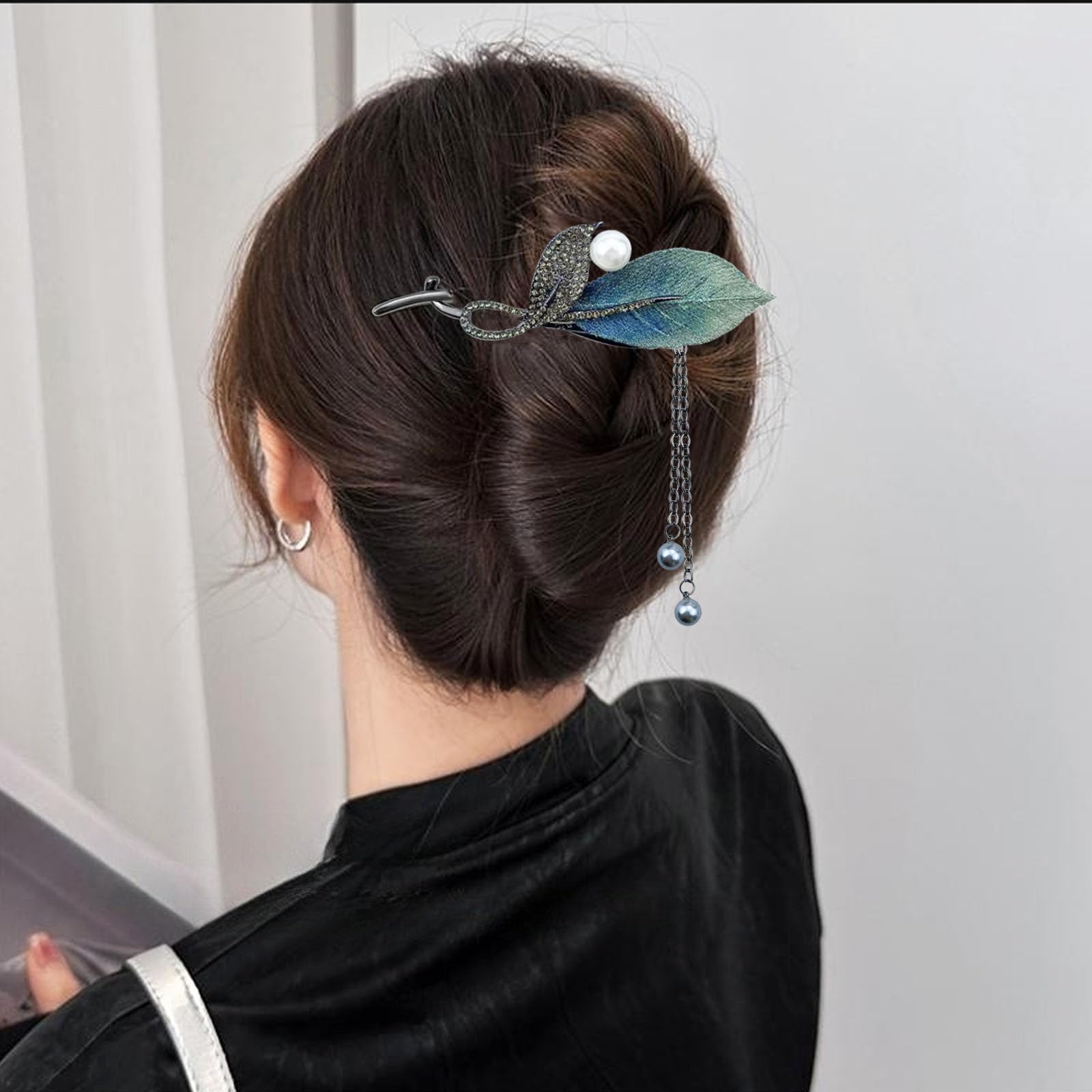 Elegant Gold Hair Bun Claws Clip - Image 3