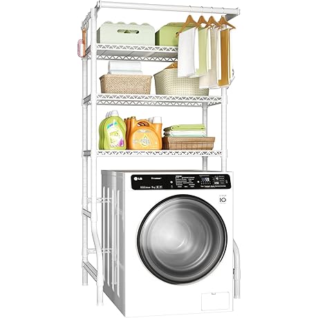 Ulif U11 Over the Washer and Dryer Storage Shelf Laundry Room Organizer