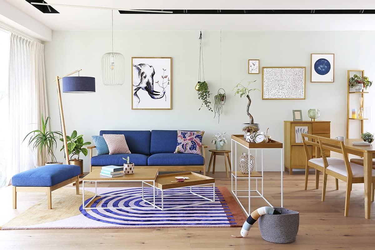 Amazon｜高野木工 CEBU セブソファ 3人掛け WHITEOAK (CHART4 マゼラン