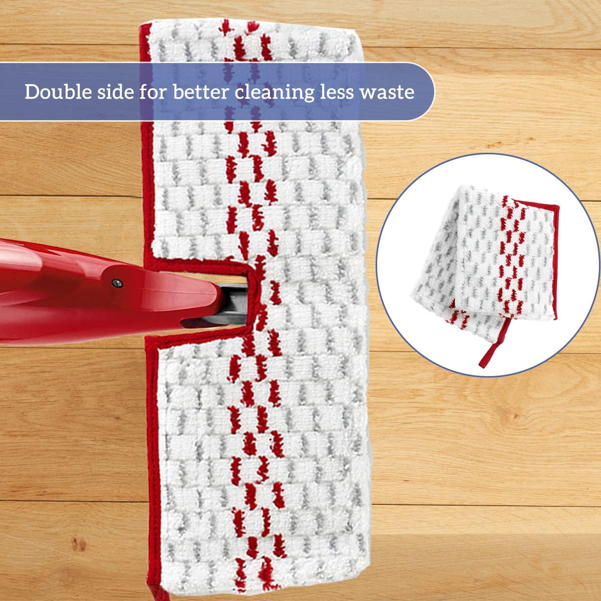 Diteje 5Pcs Washable Replacement Spray Mop Pads Refill Compatible with ProMist MAX Mop : Health & Household