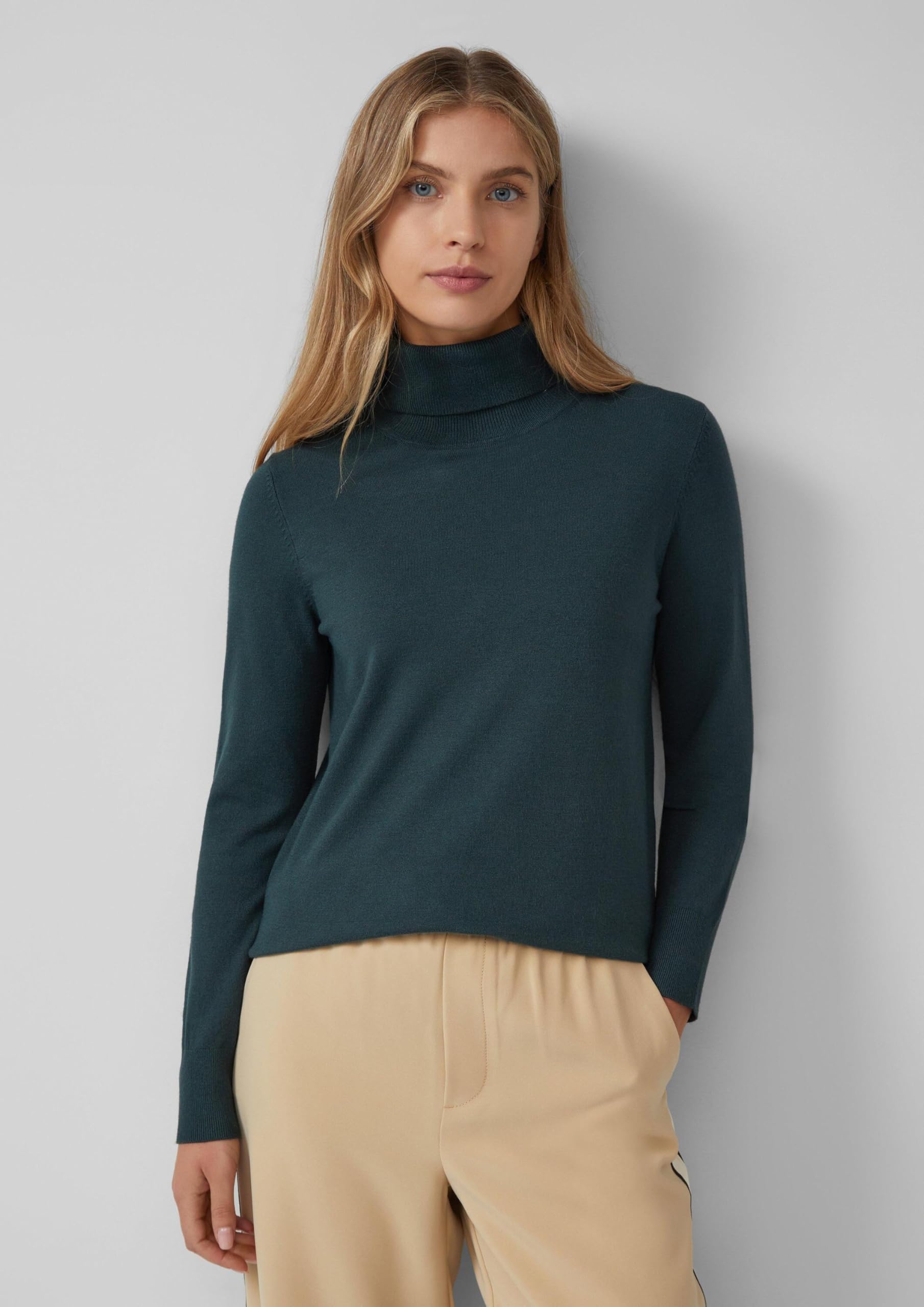 s.Oliver Damen 2137742 Pullover mit Rollkragen