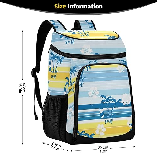 Miniatura 2 de Multicolor formas abstractas 36 latas mochila enfriadores aislados enfriador para viaje mens almuerzo mochila