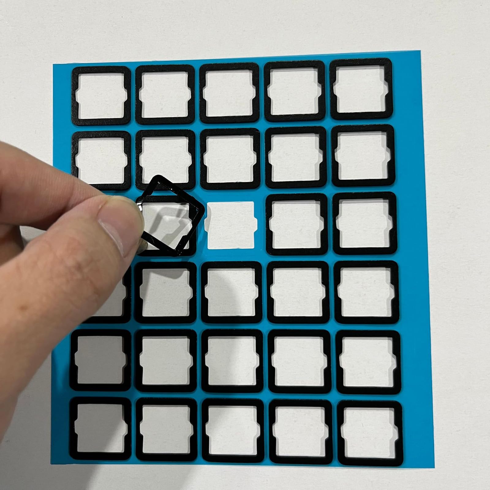 Lot de 120 coussinets Poron en polyéthylène pour claviers mécaniques remplaçables à chaud - Réduisent le bruit - Coussinets en mousse EVA PE Poron