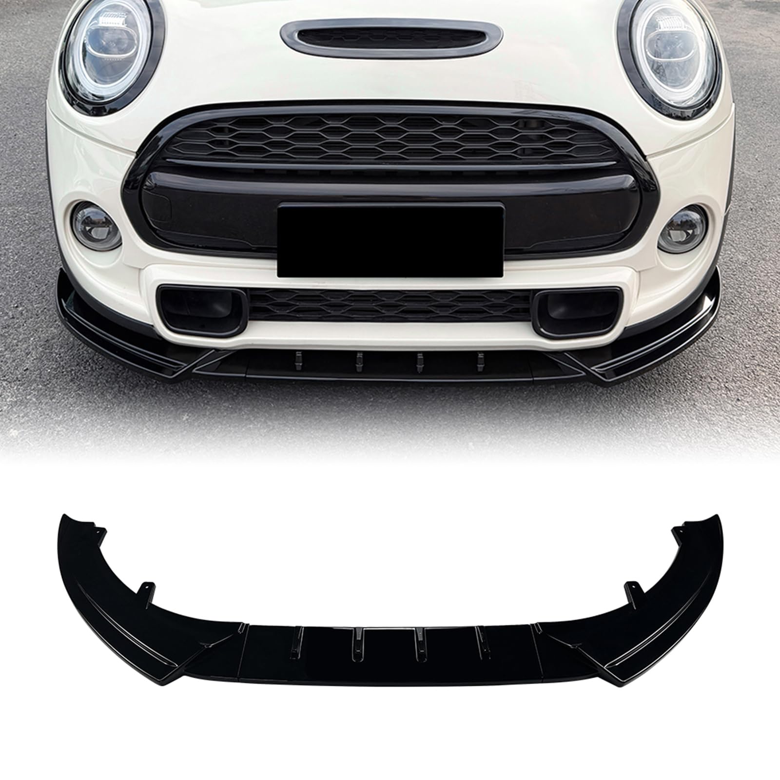 MINI COOPER SE フロントバンパーリップ Amazon | フロントバンパー下部スポイラーリップ ミニクーパー S JCW