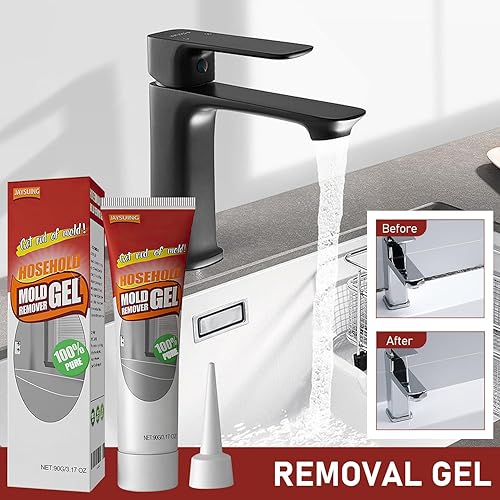 Miniatura 5 de Nuroclean Gel removedor de 2 piezas, gel removedor, adecuado para espacios de azulejos de baño y cocina, limpieza de paredes, altamente eficaz en