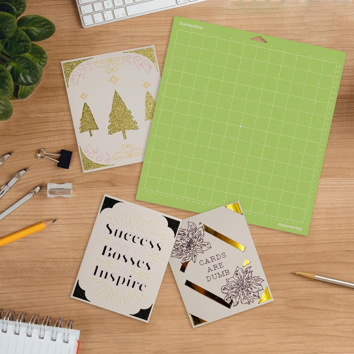 Cutting Mats for Cricut Maker/Maker 3/Explore 3/Air/Air 2, Variety Adhesive Replacement Cut Mats compatible with Cricut Machines (12 * 12 12pack, Variety)