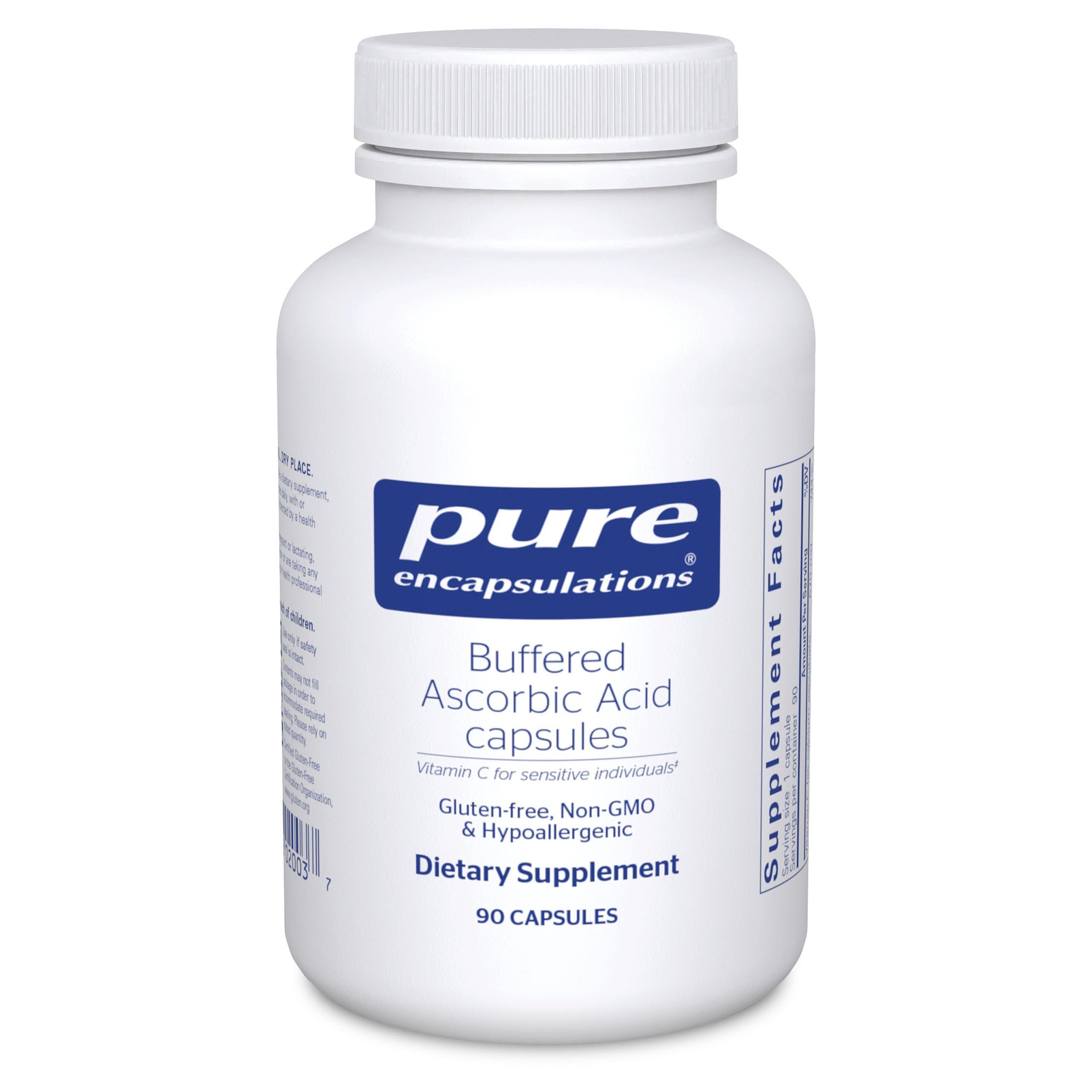 Pure EncapsulationsBuffered Ascorbic Acid Capsules | Vitamin C for Sensitive Individuals* | 90 Capsules