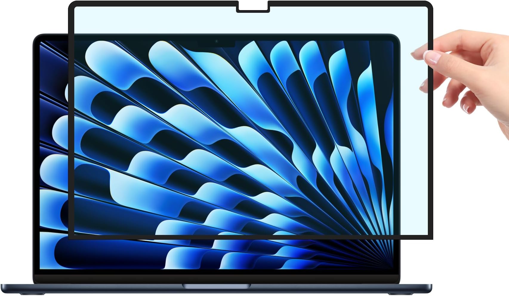 FILMEXT Macbook Air 15 inch Screen Protector (2026-2023, M5 M4 M3 M2) Mddel A2941 A3114 A3241, Anti-Glare Anti-Blue Light Filter Bubble Free Eye Protection Macbook Air 15.3"