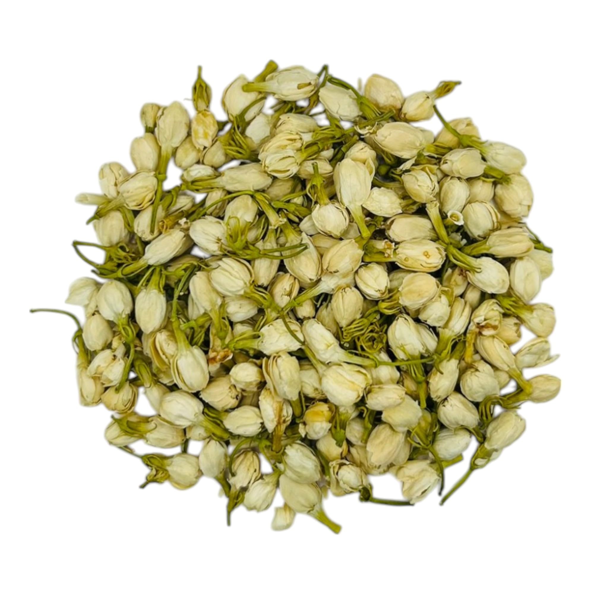 Premium Getrocknete Ganze Jasmin Blüten 25g-1,95Kg | 100% Rein, Ohne Zusatzstoffe oder Künstliche Farbstoffe | Duftendes Heilkraut | Jasminum officinale (460 gramm)