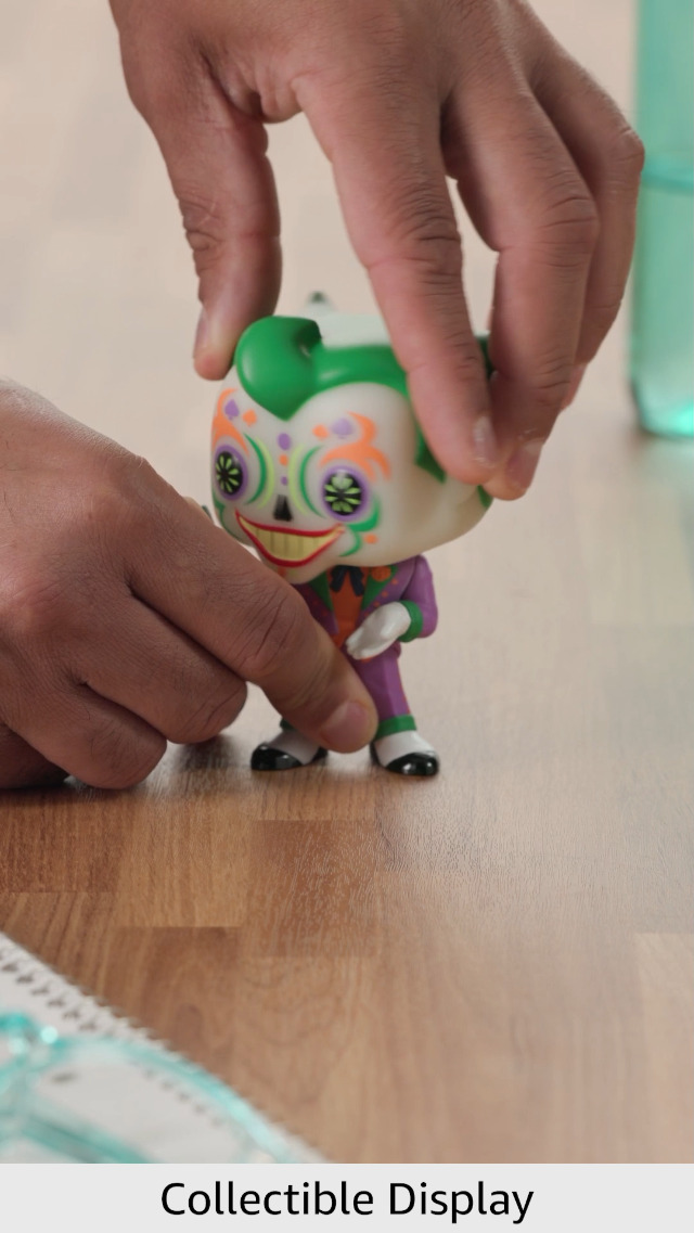 Amazon.com: Funko POP Heroes: Dia De Los DC - Joker (Glow in The