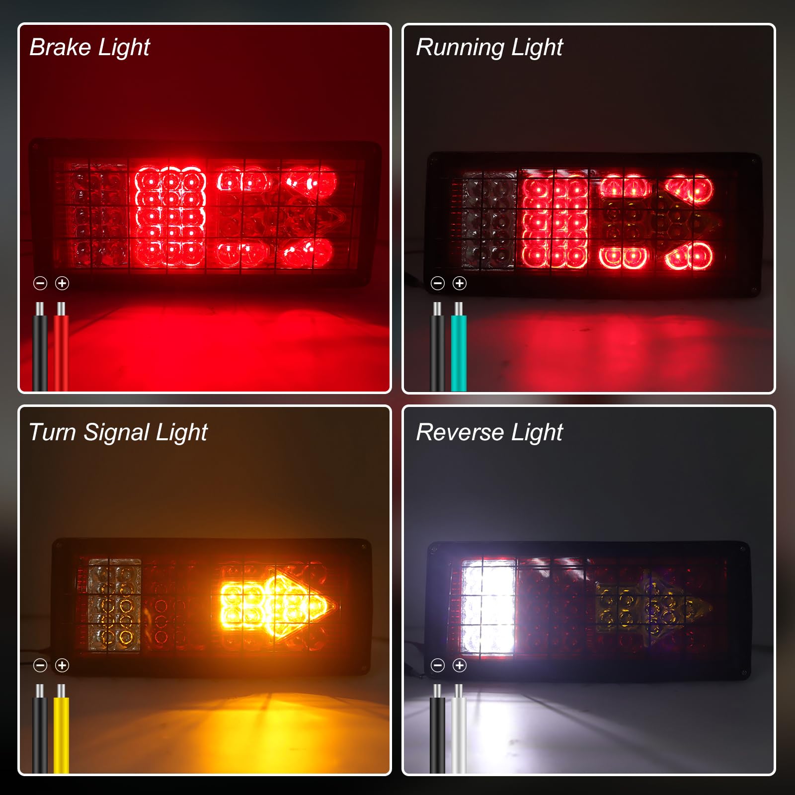 Luci Posteriori per Camion (Arrow Square 12V)