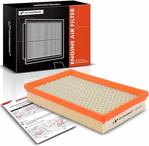 A-Premium Filtro de aire de motor compatible con Chrysler PT Cruiser 2006 2007 2008 2009 2010, panel flexible, repuesto # 4891691AA