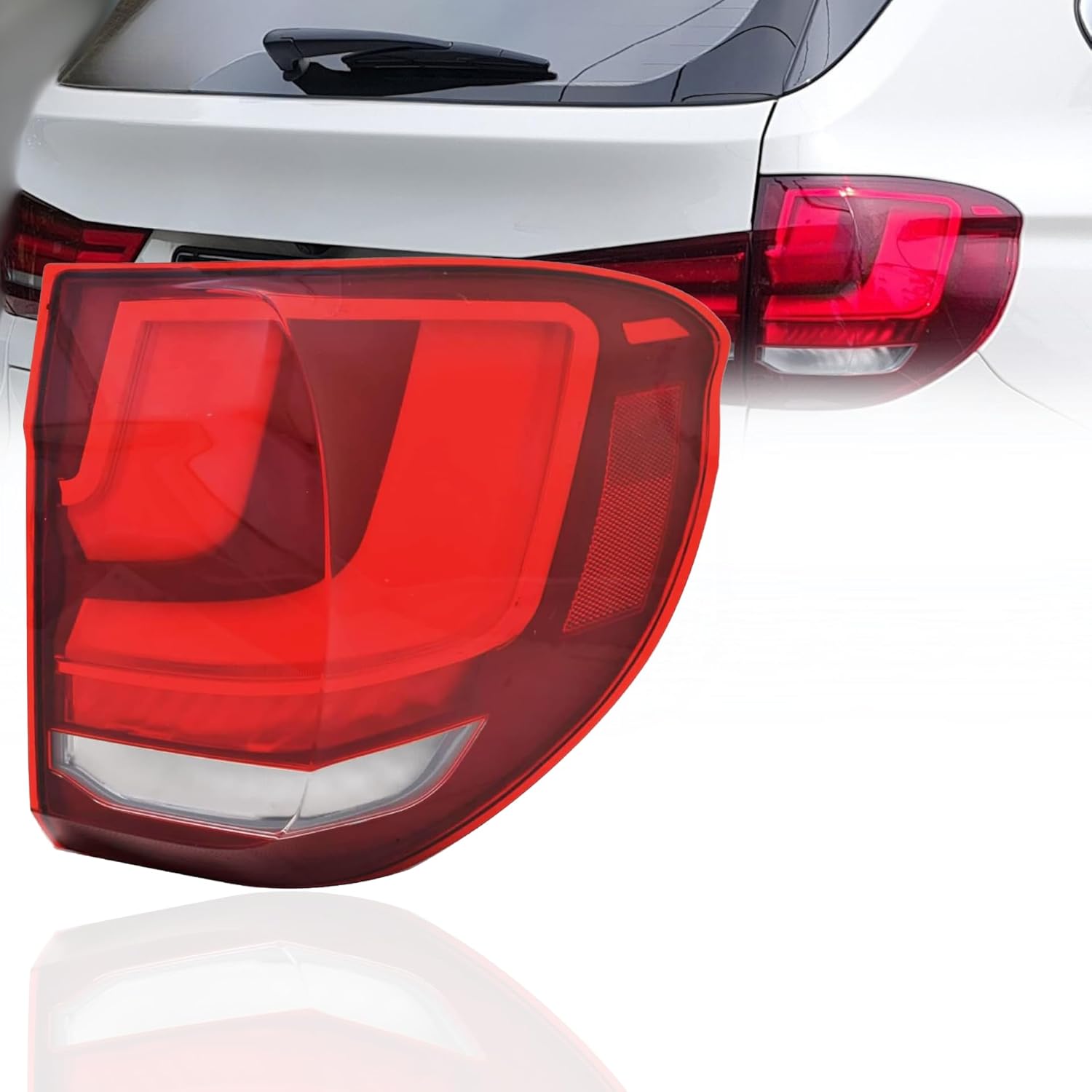 Tail lamp Replacement For BMW X5 F1515 2014 2015 2016 2017 2018 Tail Light Assembly W/LED Bulbs, Right/Passenger Outer Side, W/O LOGO, 63217290104 / BM2805118