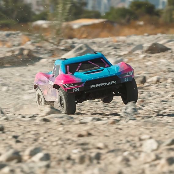ARRMA RC Truck 1/10 SENTON 4X4 223S BLX BRUSHLESS Short Course Truck RTR (Battery and Charger Not Included) with DSC, Blue, ARA4303V4T3