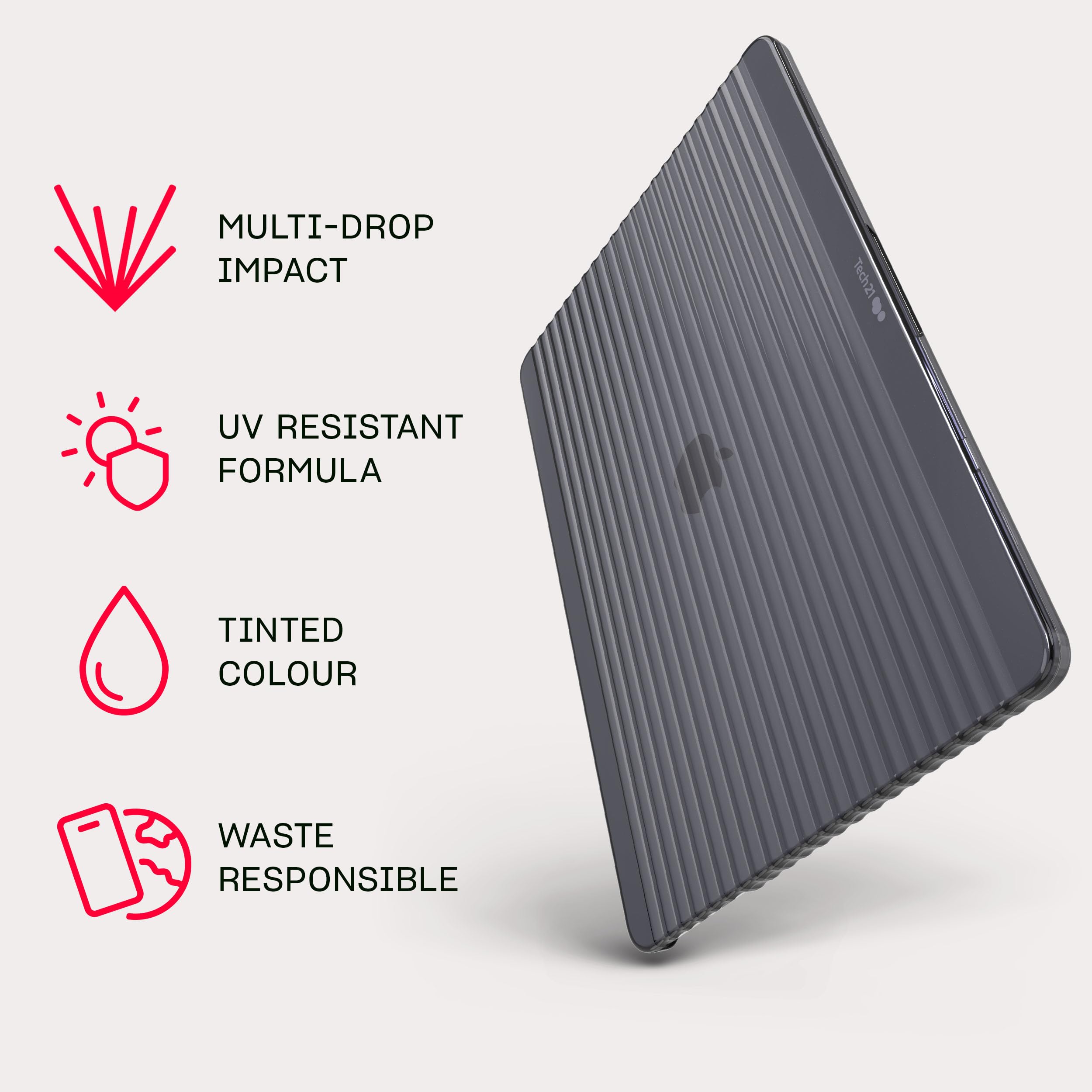 Amazon.co.jp: Tech21 EvoWave ハードシェル MacBook Air 13インチ
