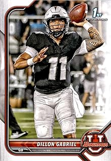 DILLON GABRIEL RC 2022 Bowman University #9 ROOKIE NM+-MT+ NFL Football NCAA Paper